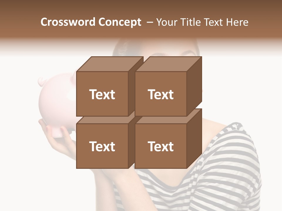 Attractive People Teenager PowerPoint Template