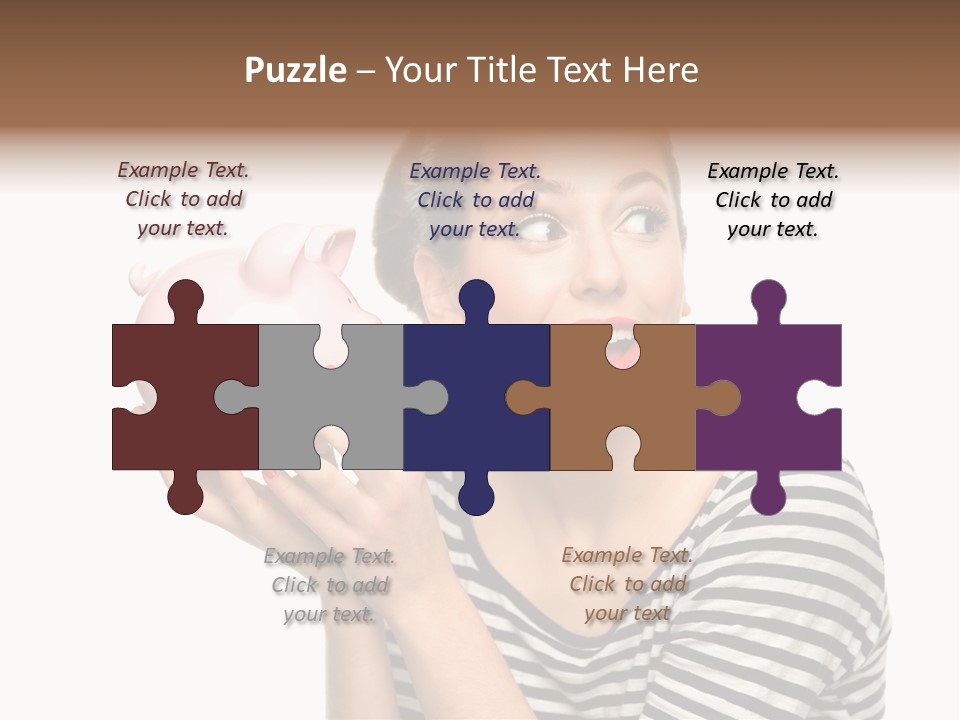 Attractive People Teenager PowerPoint Template