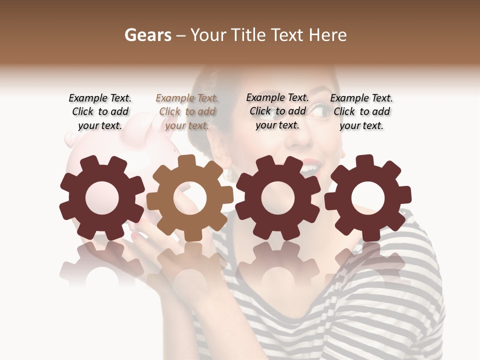 Attractive People Teenager PowerPoint Template