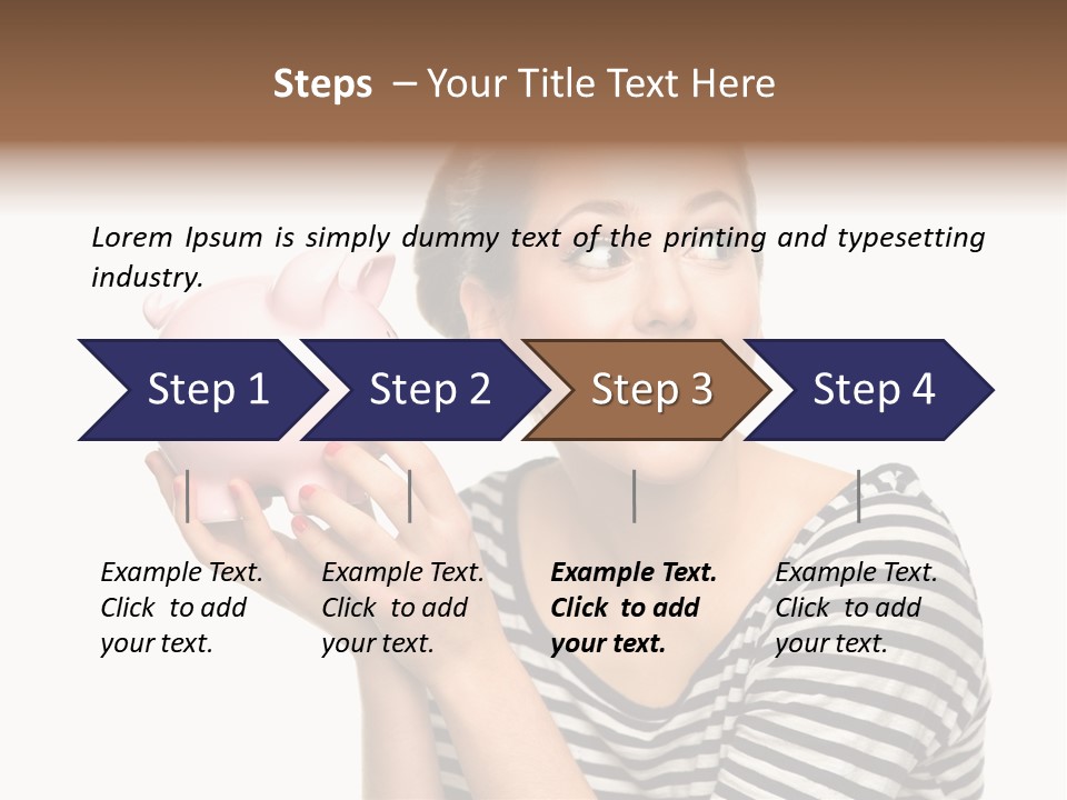 Attractive People Teenager PowerPoint Template