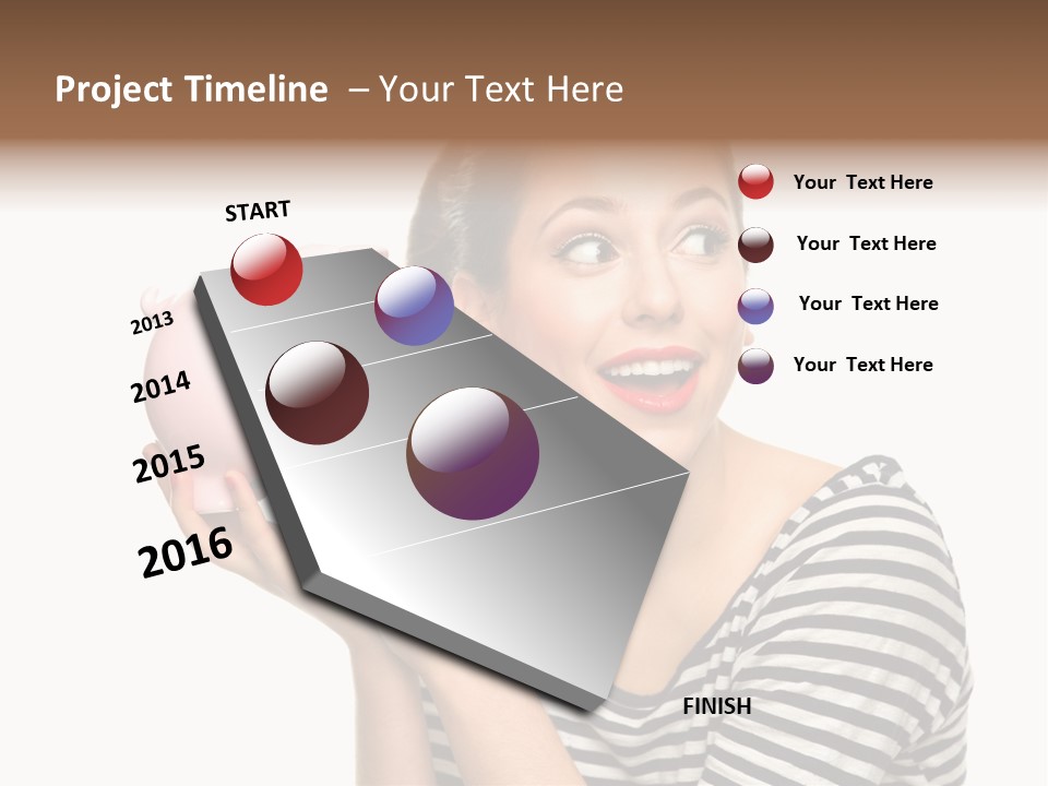 Attractive People Teenager PowerPoint Template