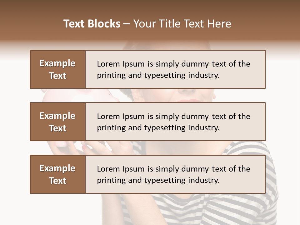Attractive People Teenager PowerPoint Template