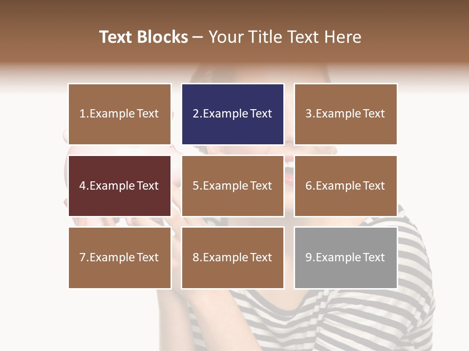 Attractive People Teenager PowerPoint Template