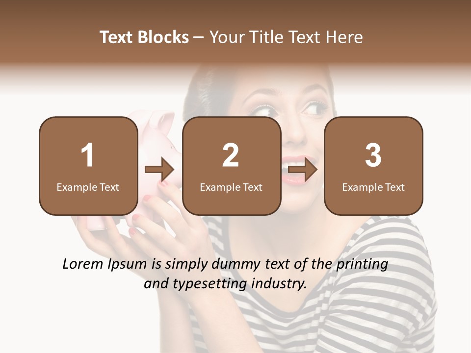 Attractive People Teenager PowerPoint Template