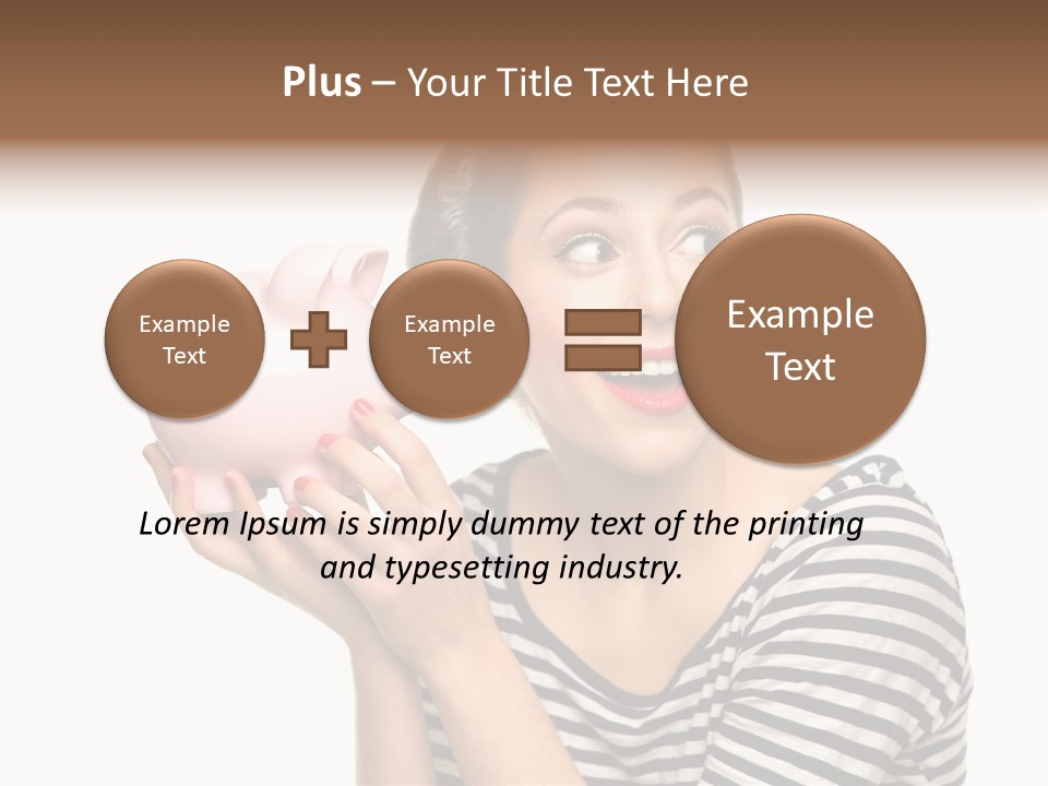 Attractive People Teenager PowerPoint Template