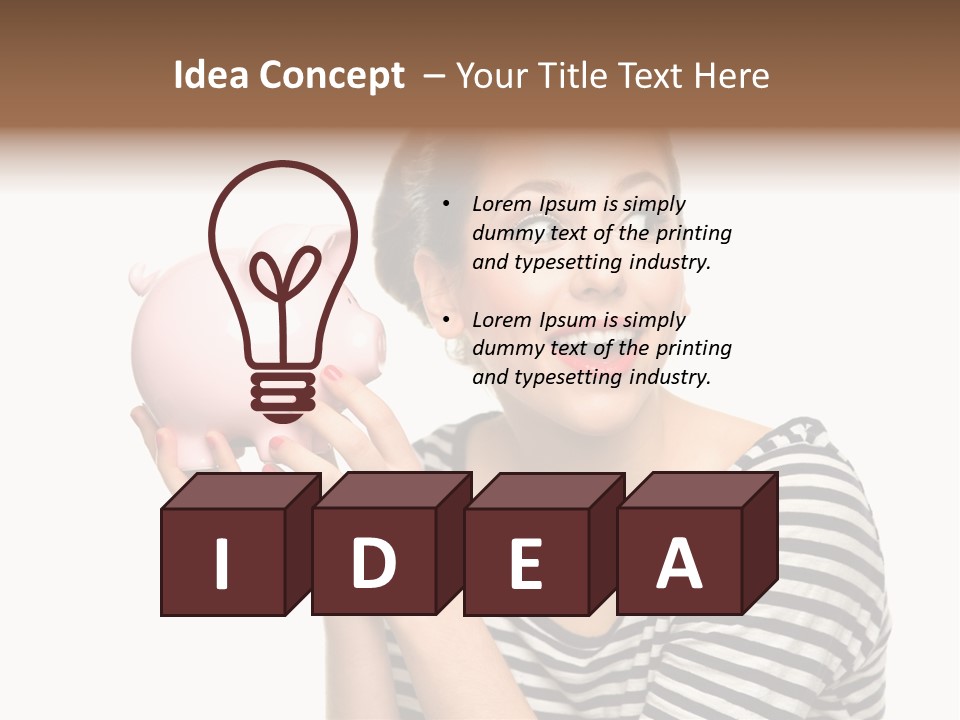 Attractive People Teenager PowerPoint Template