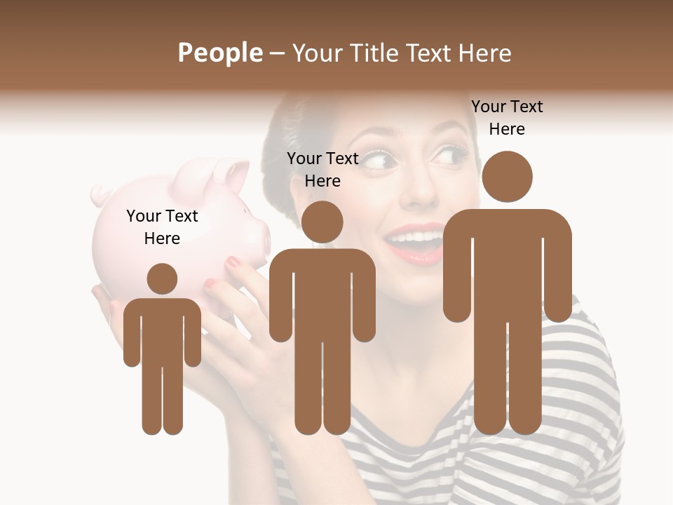 Attractive People Teenager PowerPoint Template