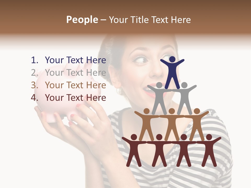 Attractive People Teenager PowerPoint Template