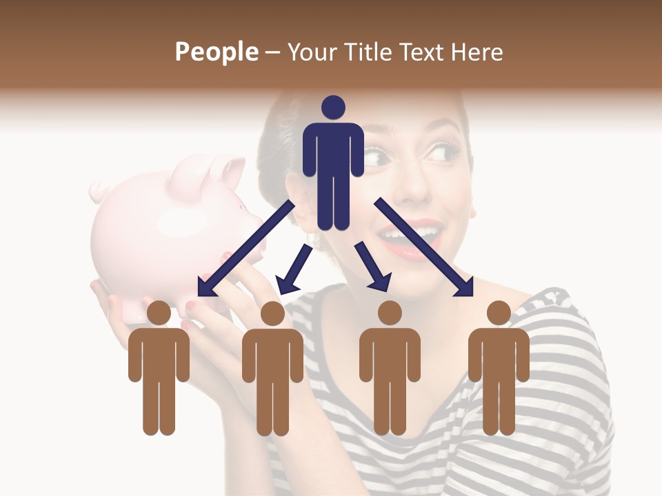 Attractive People Teenager PowerPoint Template