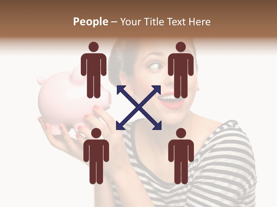 Attractive People Teenager PowerPoint Template