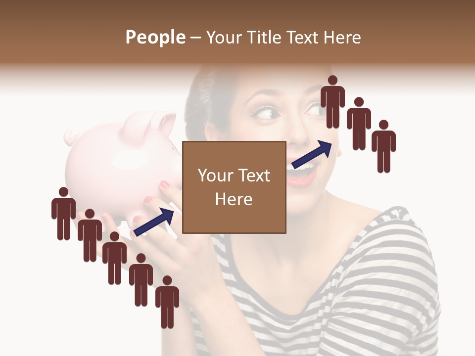 Attractive People Teenager PowerPoint Template