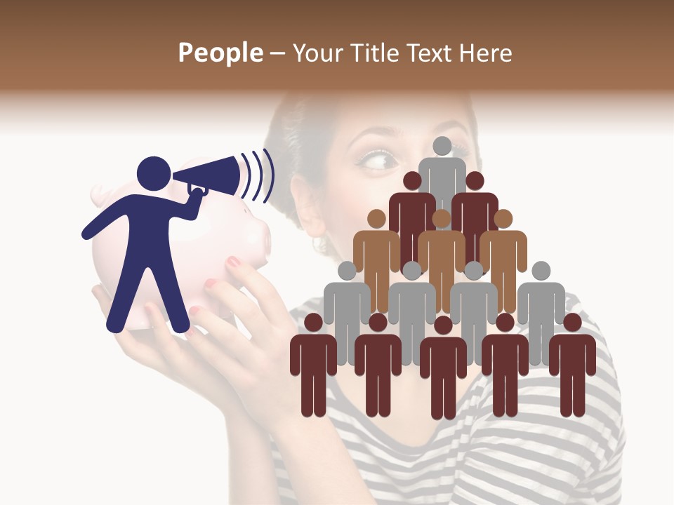 Attractive People Teenager PowerPoint Template