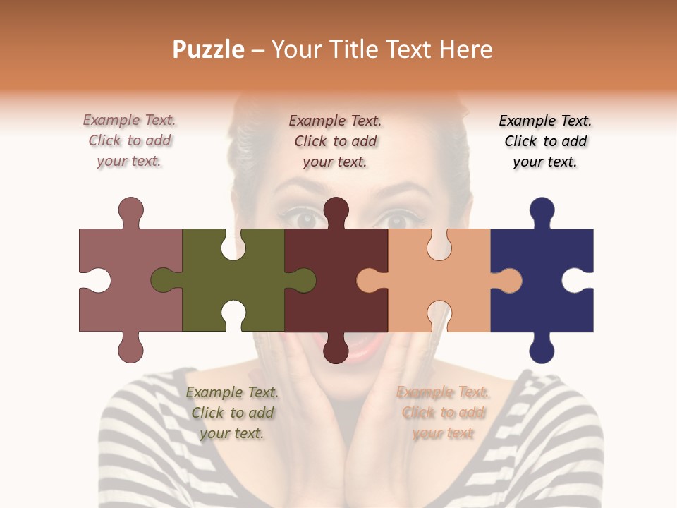 Red Old Fashioned People PowerPoint Template