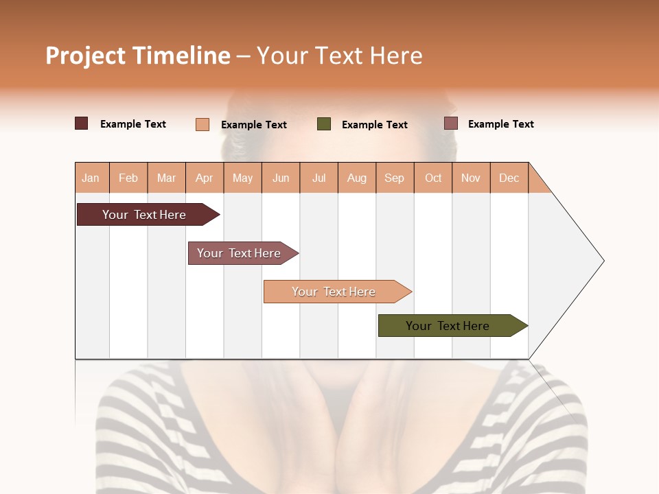 Red Old Fashioned People PowerPoint Template