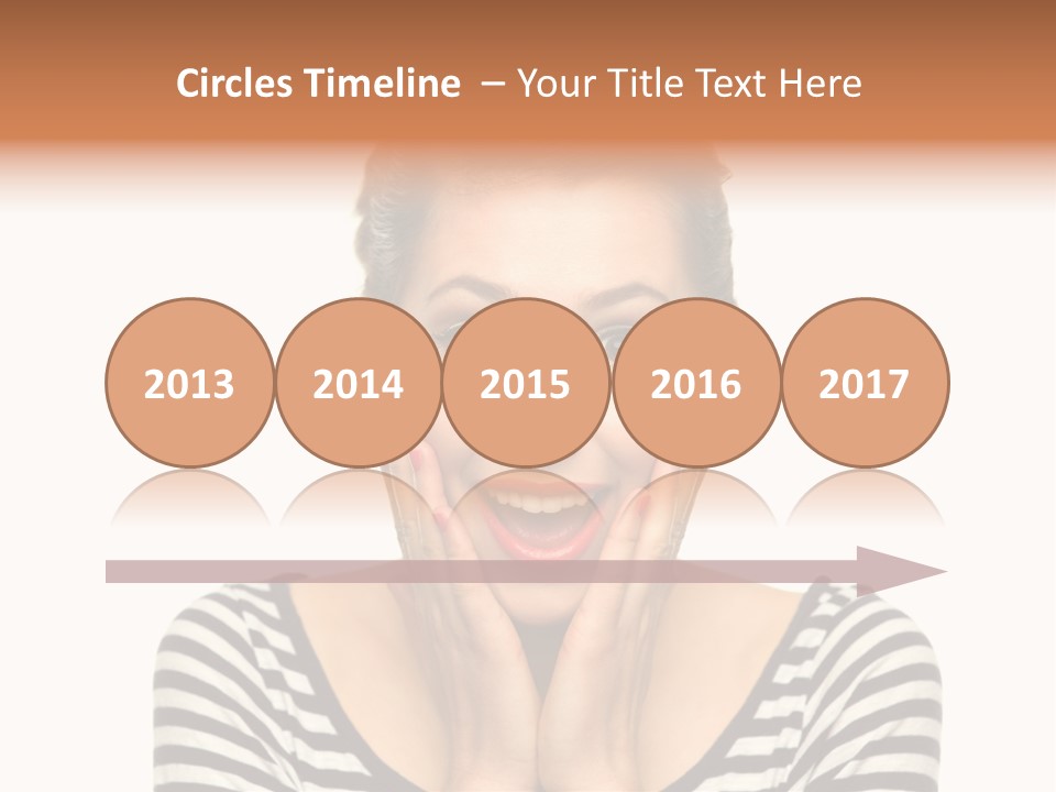 Red Old Fashioned People PowerPoint Template