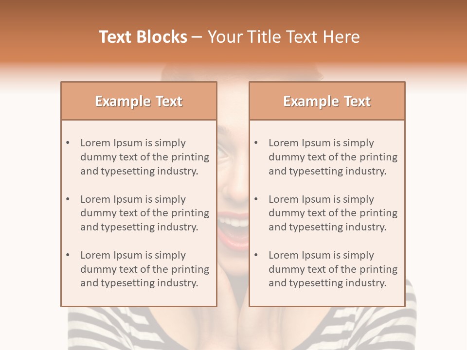 Red Old Fashioned People PowerPoint Template