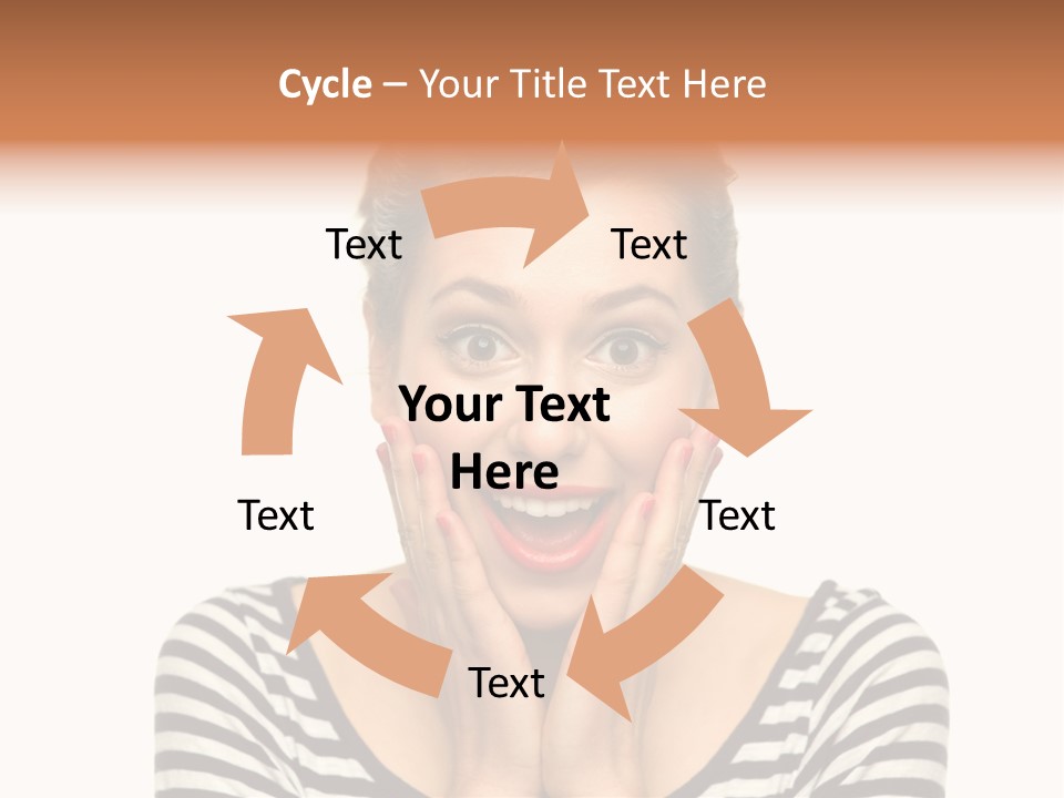 Red Old Fashioned People PowerPoint Template