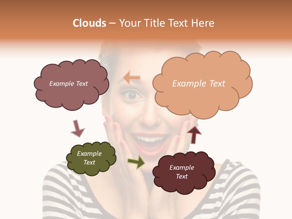 Red Old Fashioned People PowerPoint Template