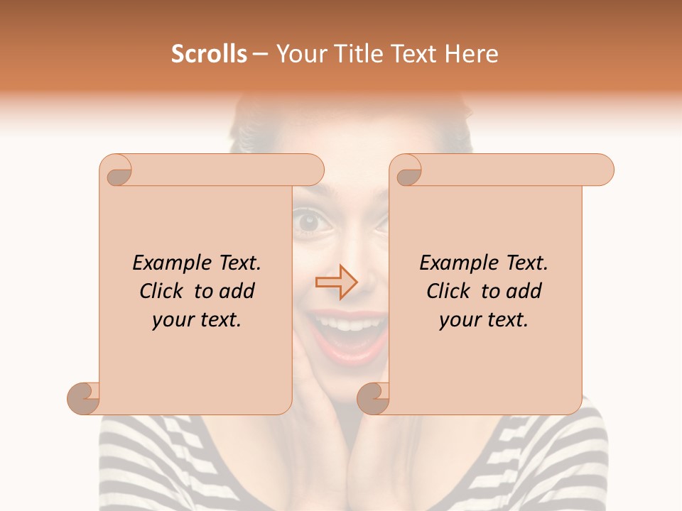 Red Old Fashioned People PowerPoint Template