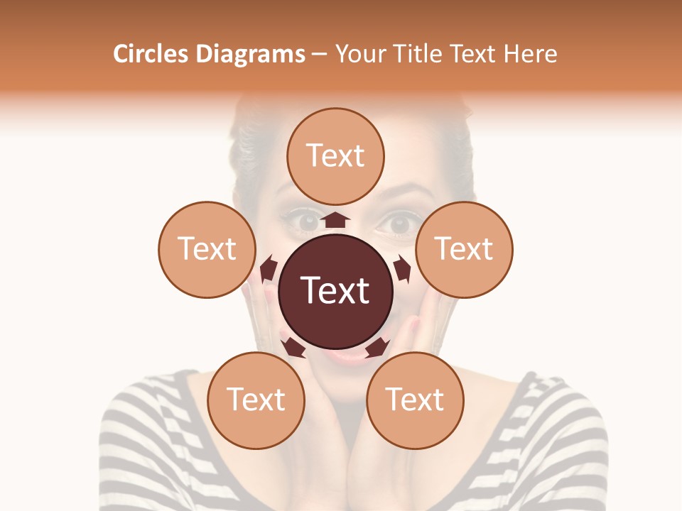 Red Old Fashioned People PowerPoint Template