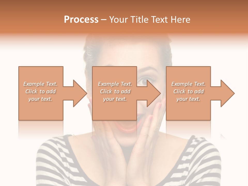 Red Old Fashioned People PowerPoint Template