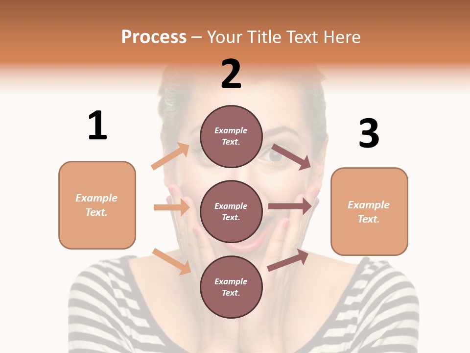 Red Old Fashioned People PowerPoint Template