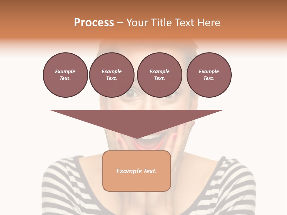 Red Old Fashioned People PowerPoint Template