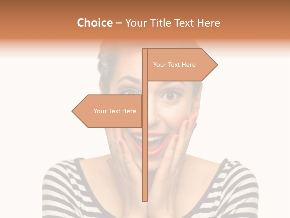 Red Old Fashioned People PowerPoint Template