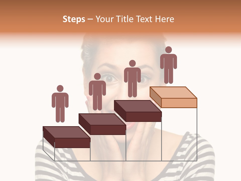 Red Old Fashioned People PowerPoint Template