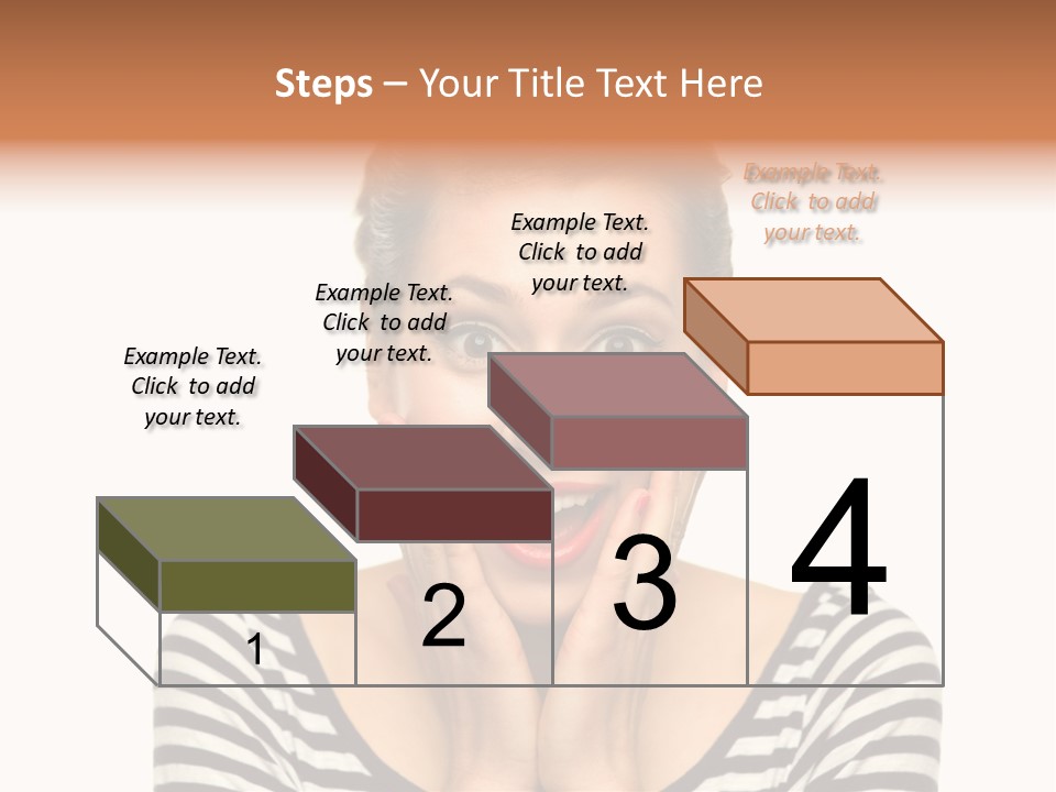 Red Old Fashioned People PowerPoint Template