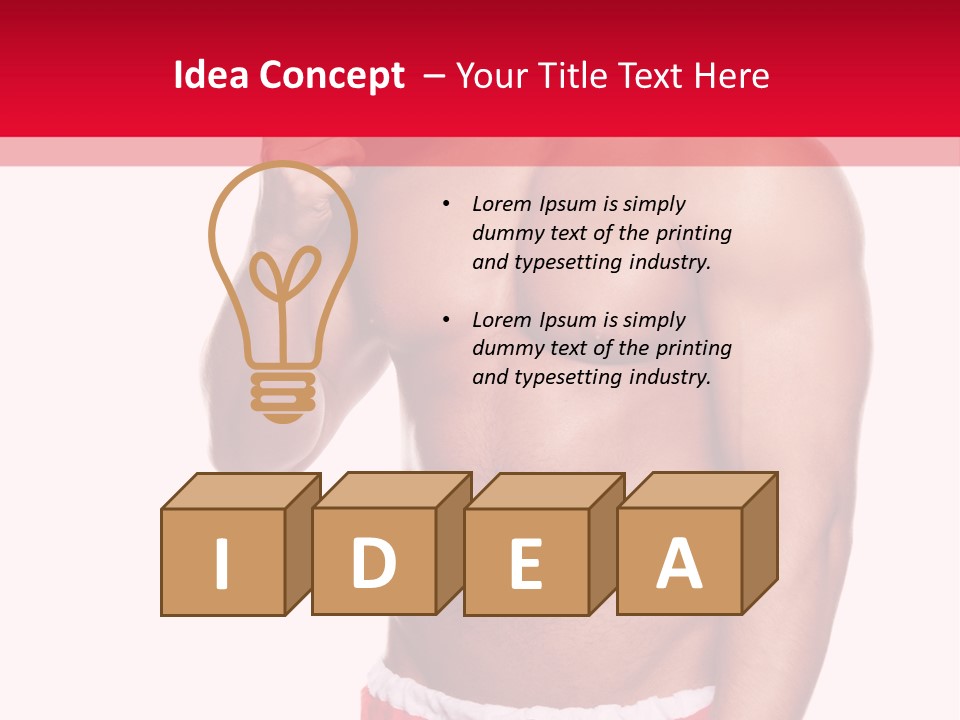 Box Fun December PowerPoint Template