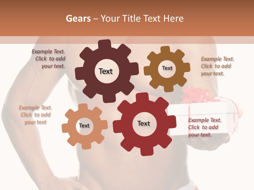 Muscle Holiday Xmas PowerPoint Template