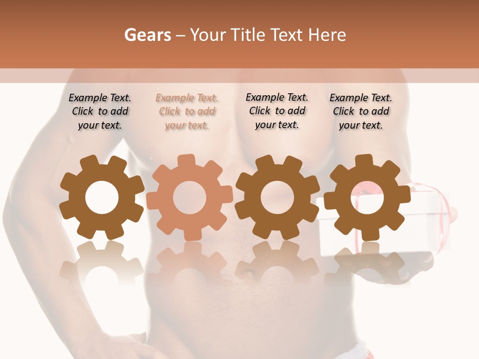 Muscle Holiday Xmas PowerPoint Template