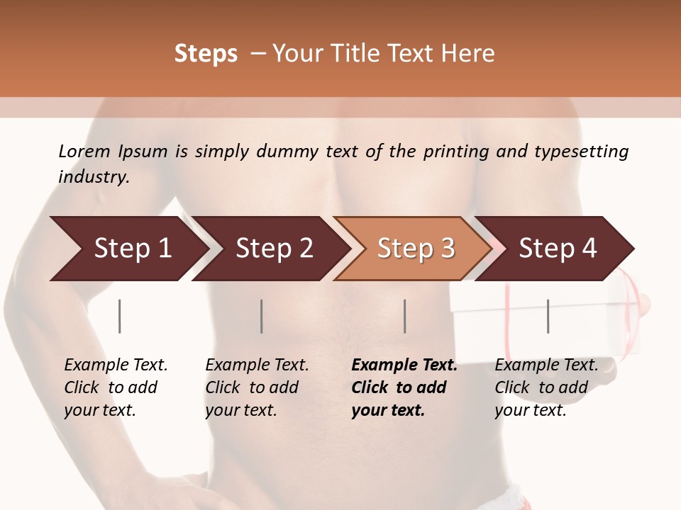 Muscle Holiday Xmas PowerPoint Template