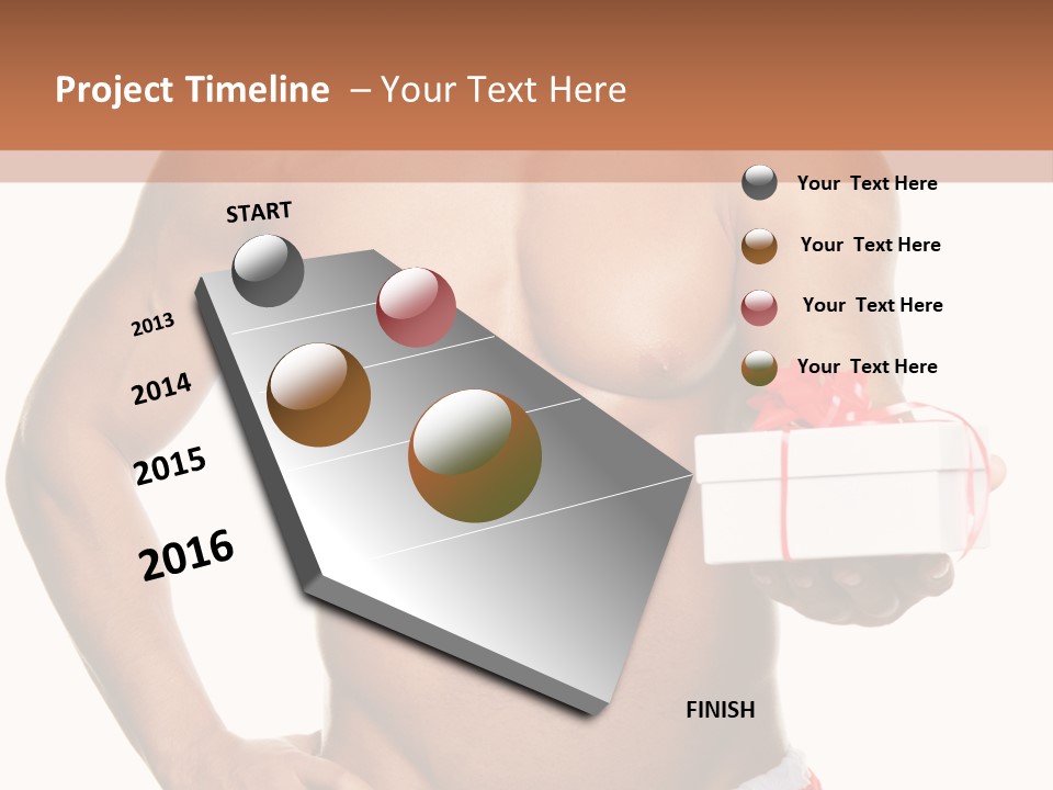 Muscle Holiday Xmas PowerPoint Template