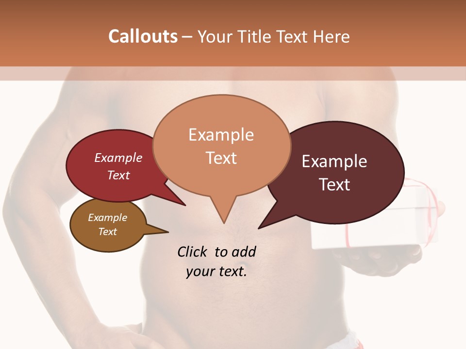 Muscle Holiday Xmas PowerPoint Template