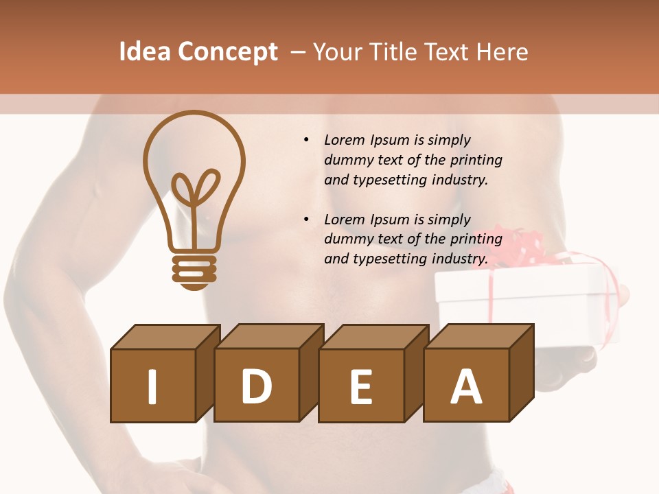 Muscle Holiday Xmas PowerPoint Template