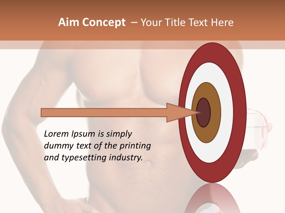 Muscle Holiday Xmas PowerPoint Template