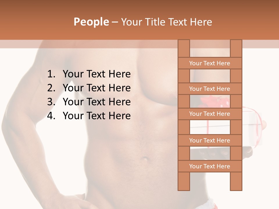 Muscle Holiday Xmas PowerPoint Template