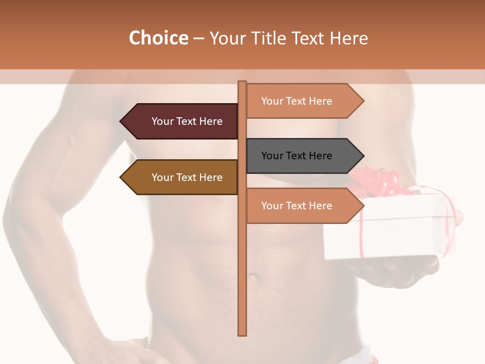 Muscle Holiday Xmas PowerPoint Template