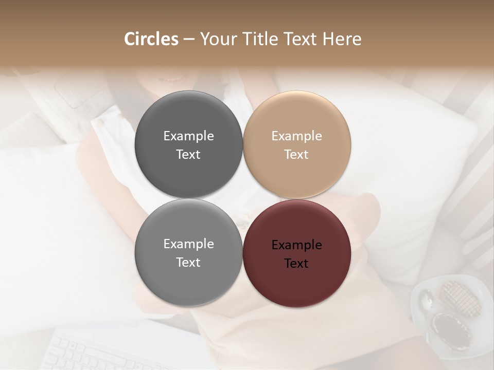 Girl Wellbeing Brunette PowerPoint Template