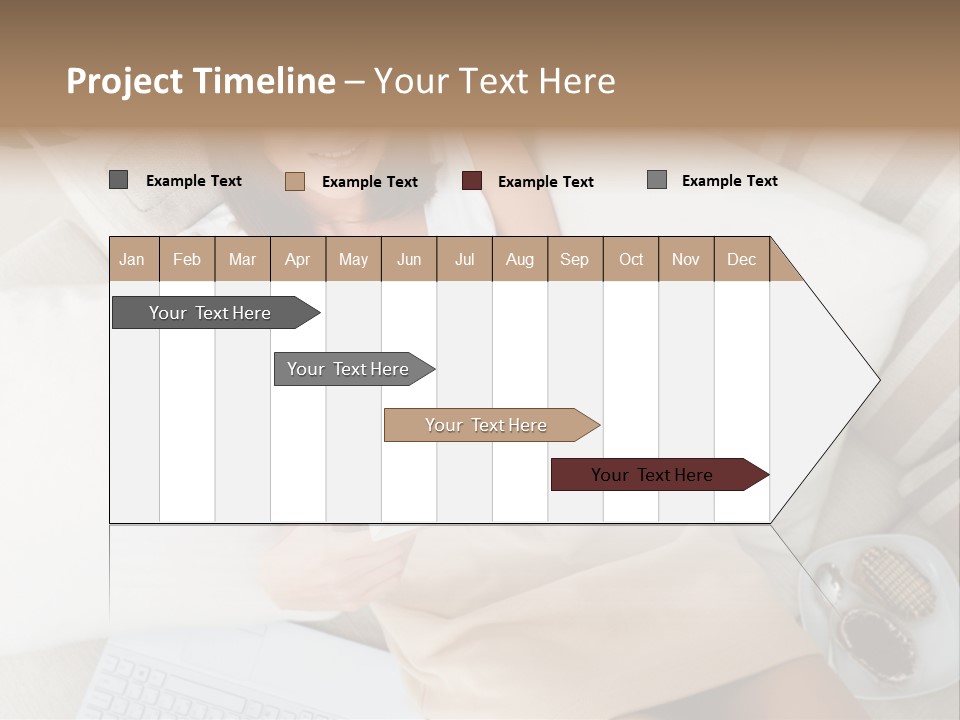 Girl Wellbeing Brunette PowerPoint Template