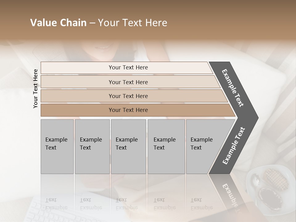 Girl Wellbeing Brunette PowerPoint Template