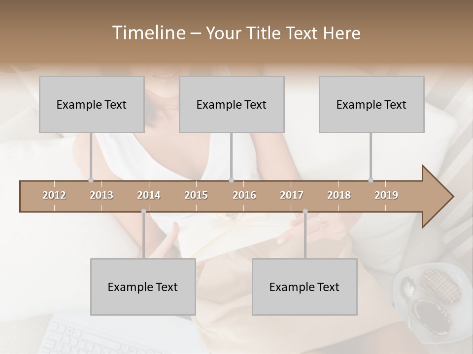 Girl Wellbeing Brunette PowerPoint Template