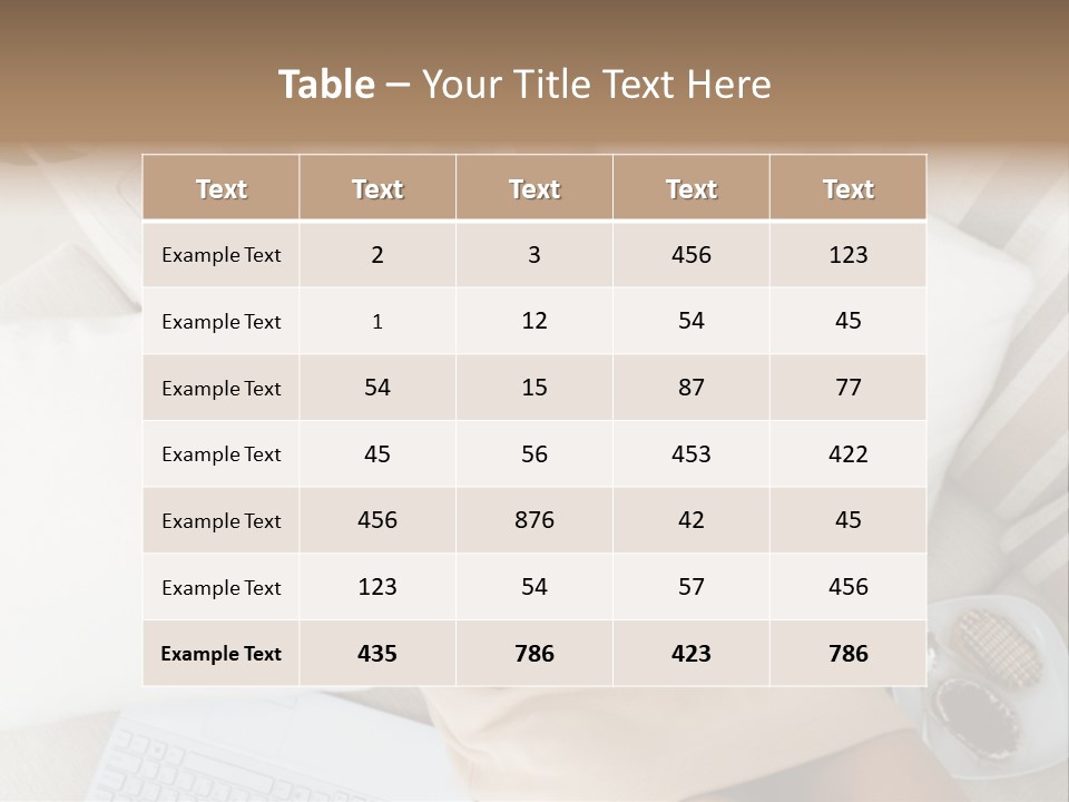 Girl Wellbeing Brunette PowerPoint Template