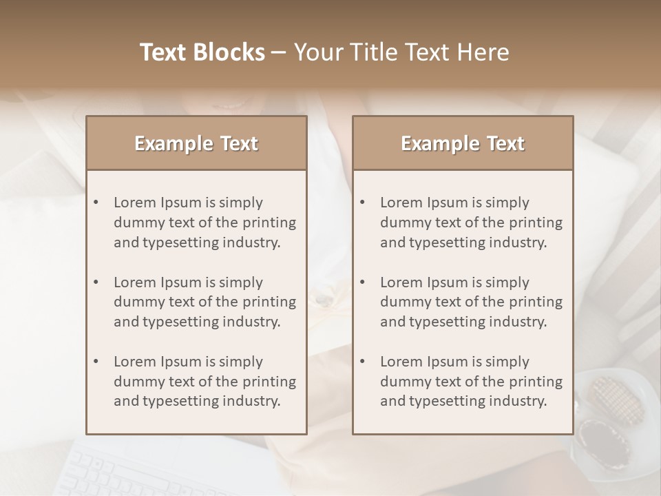 Girl Wellbeing Brunette PowerPoint Template