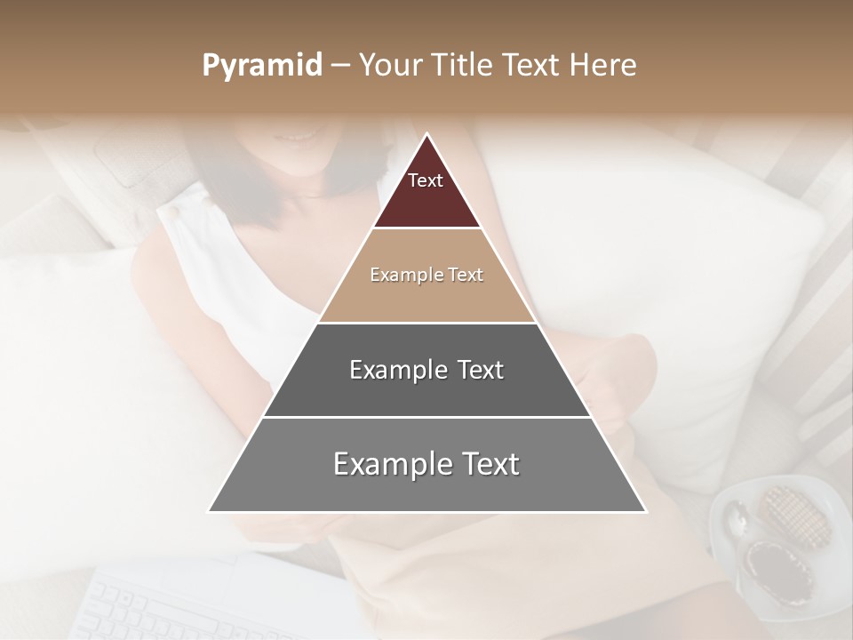 Girl Wellbeing Brunette PowerPoint Template