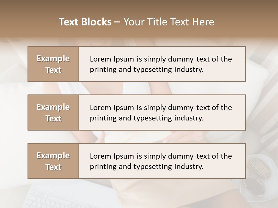 Girl Wellbeing Brunette PowerPoint Template