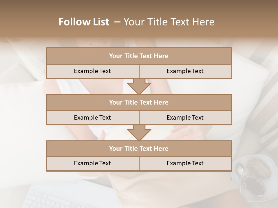 Girl Wellbeing Brunette PowerPoint Template