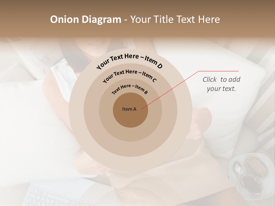 Girl Wellbeing Brunette PowerPoint Template